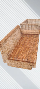 Handwoven sofa